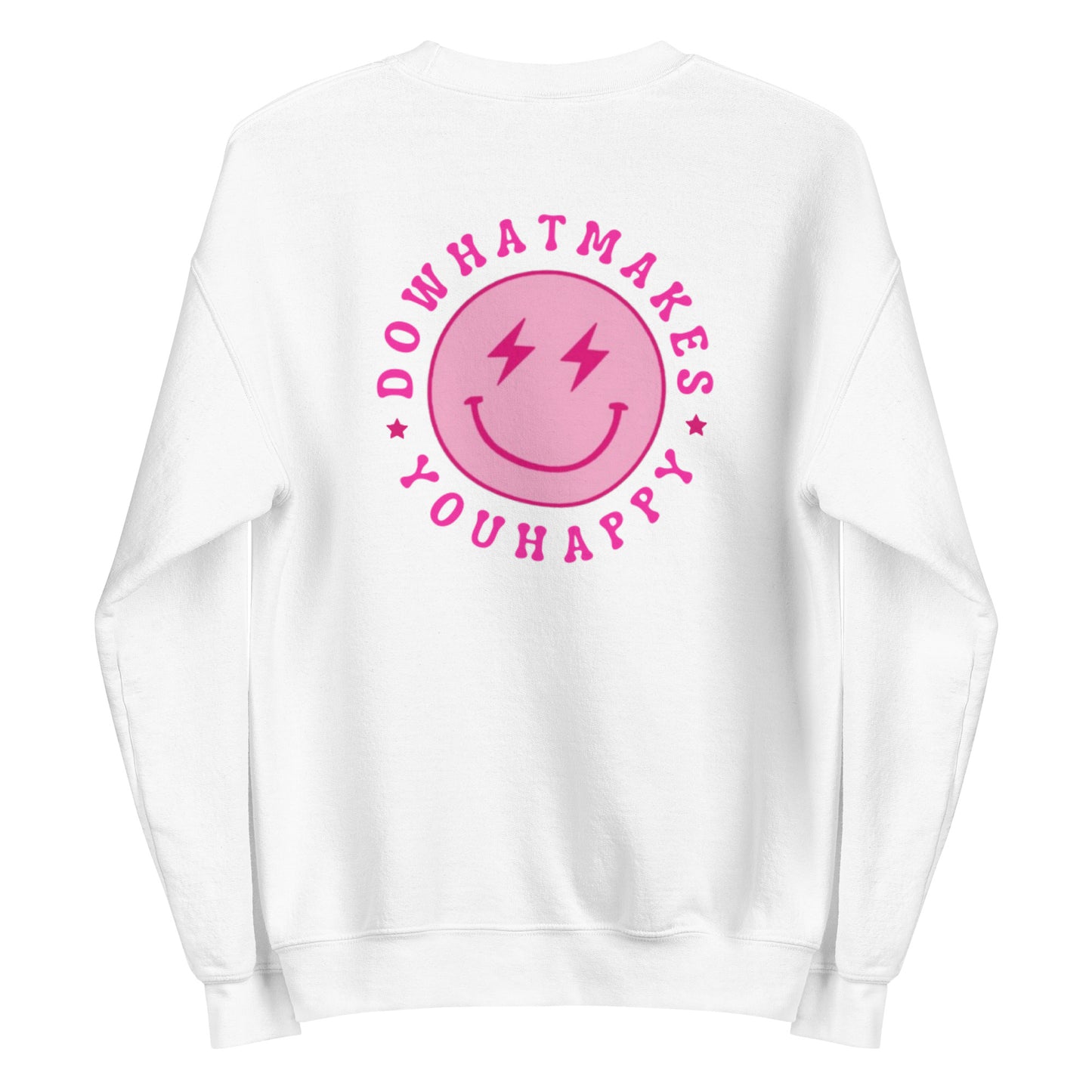 Womans Pink Smile Sweatshirt